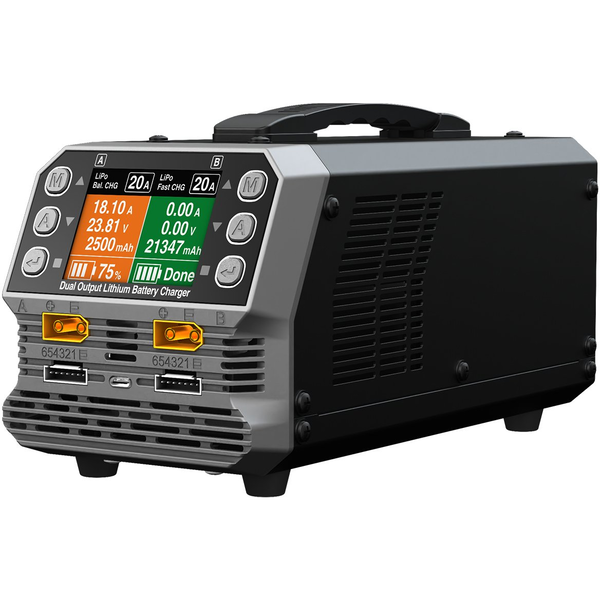 SKYRC PC1080neo kétcsatornás LiPo/LiHV akkumulátor töltő 1080W SK-100220-02