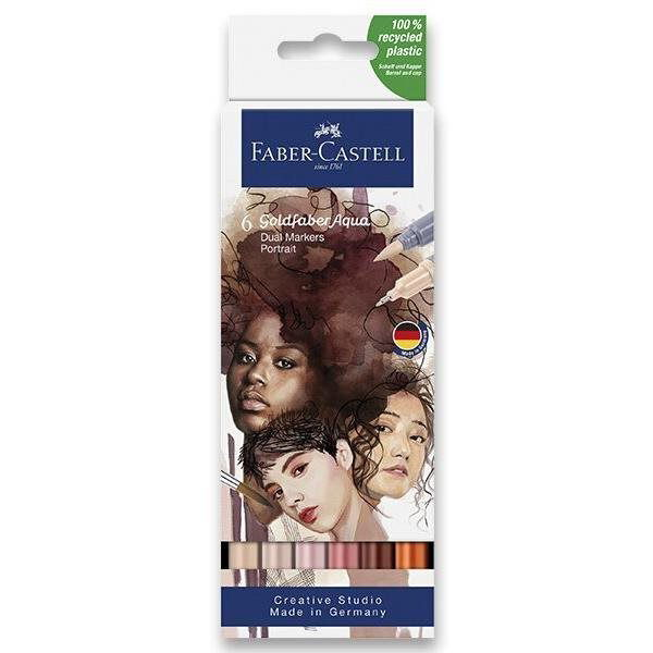 FABER-CASTELL Goldfaber Aqua Portrait, 6 színű (4005401645238)