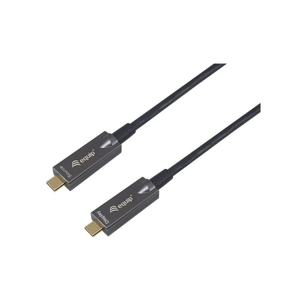 Equip 119462 USB-kabel USB 3.2 Gen 2 (3.1 Gen 2) 10 m USB C Sort