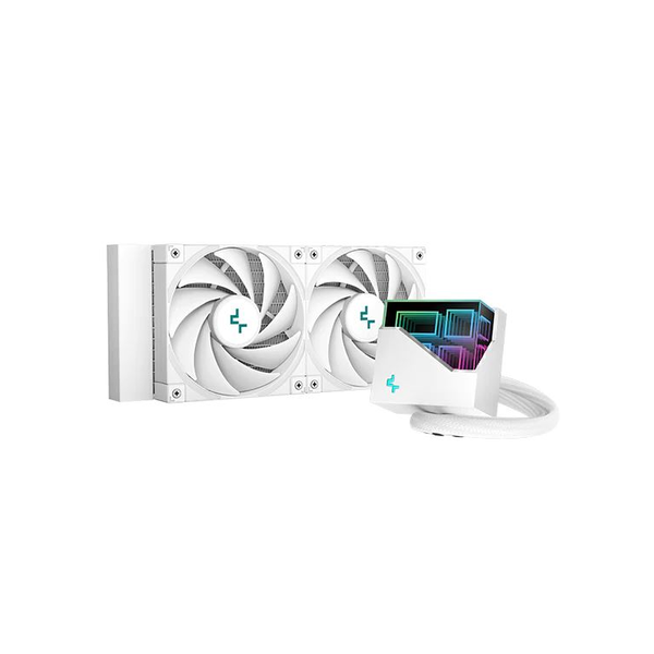 DeepCool LT520 WH Procesor Kapalinový chladič typu vše v jednom 12 cm Bílá 1 kusů