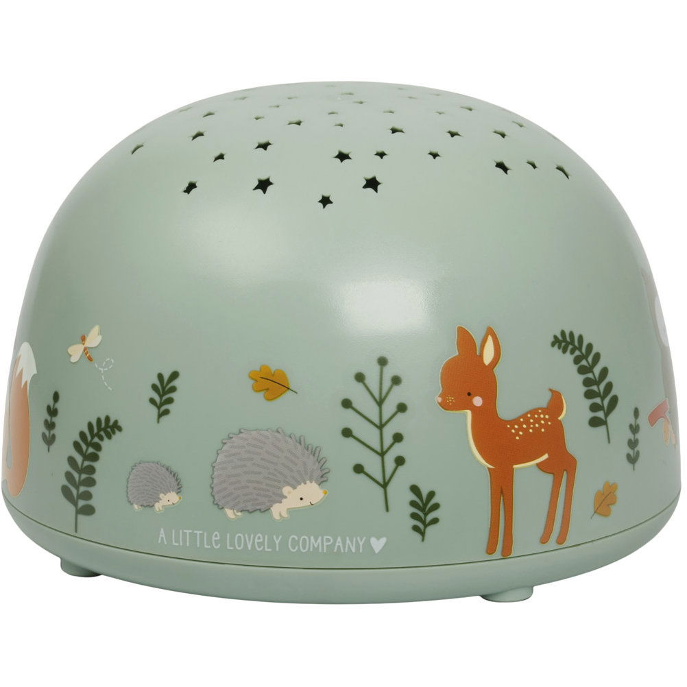 A Little Lovely Company lamp with projector friends from the forest (ALLC_PLFFMC18)