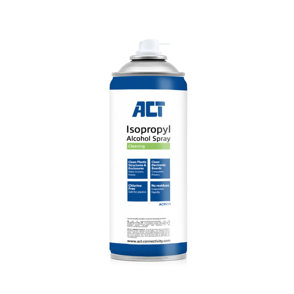 ACT AC9511 kit de limpieza para computadora Universal Espray para limpieza de equipos 400 ml