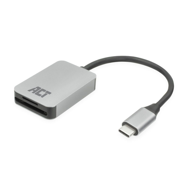 ACT AC7056 lettore di schede USB 3.2 Gen 1 (3.1 Gen 1) Type-C Grigio