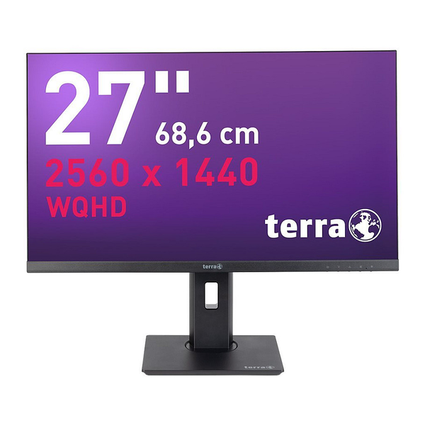 TERRA 3030231 computerskærm 68,6 cm (27") 2560 x 1440 pixel Wide Quad HD LED Sort