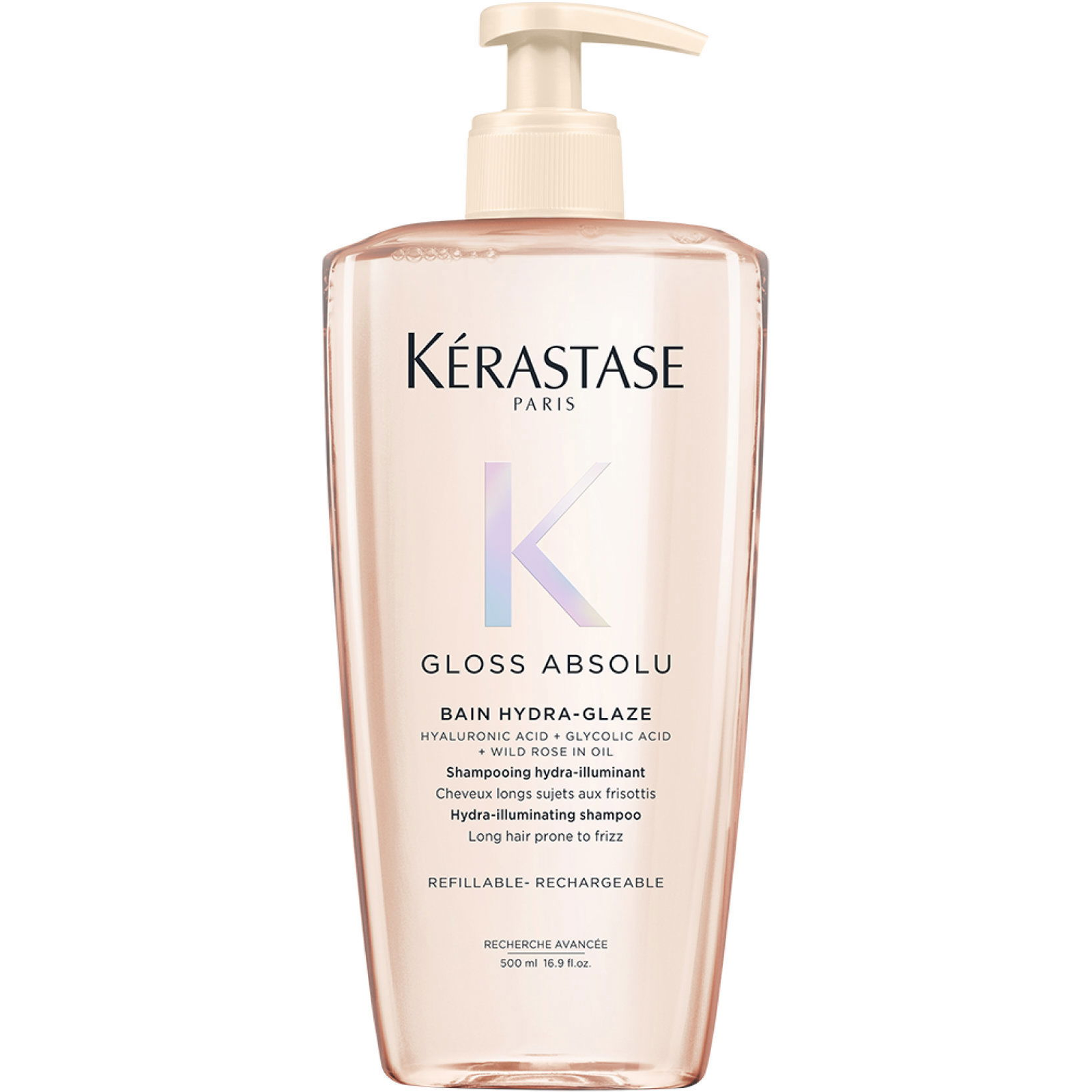 KÉRASTASE Gloss Absolu Bain Hydra-Glaze Refillable Bottle 500 ml (3474637283414)