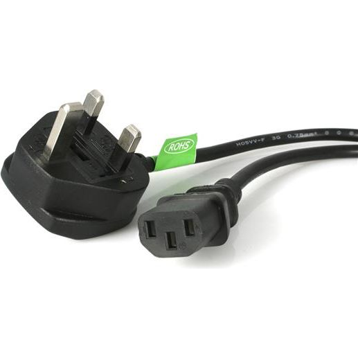 StarTech.com PXT101UK3M electriciteitssnoer C13 stekker