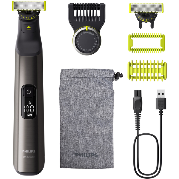 Philips QP6652/61 тример за брада Батерия 20 1 см Работа на мокро и сухо Хром