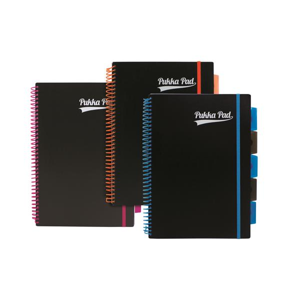 Pukka Pad Neon project book 100 lapos A4 vonalas Spirálfüzet (7664-PPN)