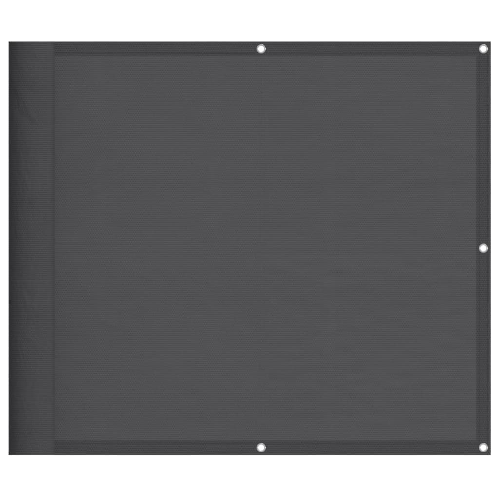 antracitszürke 100% oxford poliészter erkélyparaván 90 x 800 cm (4000054)