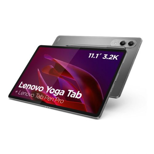 Lenovo Yoga Tab Snapdragon 256 GB 28,2 cm (11.1") 12 GB Wi-Fi 7 (802.11be) Android 15 Gris