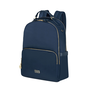 Rucsac pentru laptop model Karissa Biz 2.0, Samsonite, Poliester reciclat, 14,1", Bleumarin