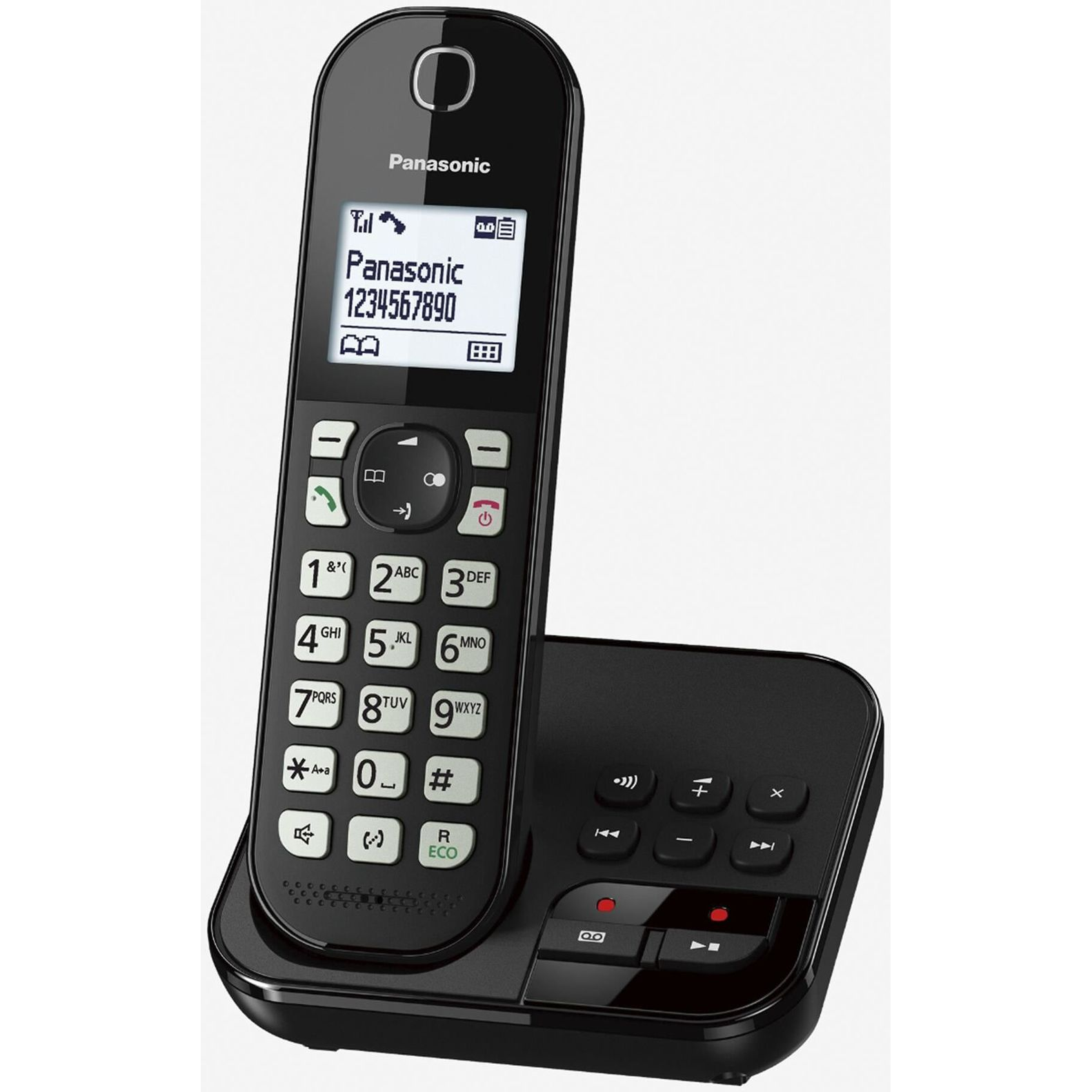 Panasonic KX-TGC460GB Asztali Telefon - Fekete (KX-TGC460GB)