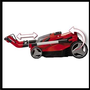 Masina electrica de tuns gazonul pe acumulator Einhell PXC RASARRO, cu 2 acumulatori inclusi Li-Ion 18V 4 Ah, incarcator rapid, latime taiere 38 cm, inaltime taiere 25-75 mm, sac 45l