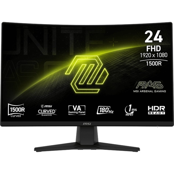 Monitor de gaming MSI MAG 242C 23,6" VA curbat 180 Hz