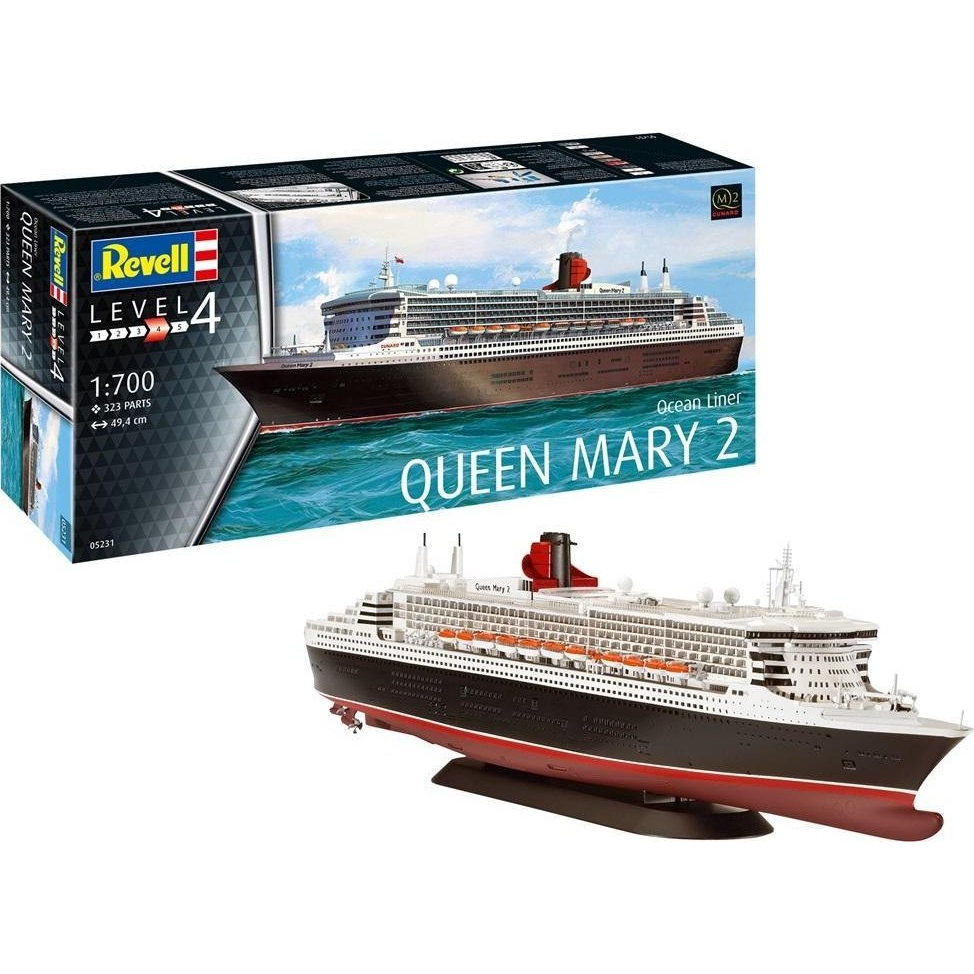Revell 05231 Queen Mary 2 Hajómodell építőkészlet 1:700 (4009803052311)
