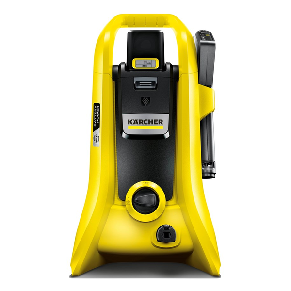 Акумулаторна водоструйка Karcher K 2 Cordless, 36 V, Максимално налягане 110 bar, Максимален дебит 340 l/h, Маркуч под налягане 4 m, Пистолет G120Q Boost, Съдържа зарядно + батерия 36 V 5.0 Ah