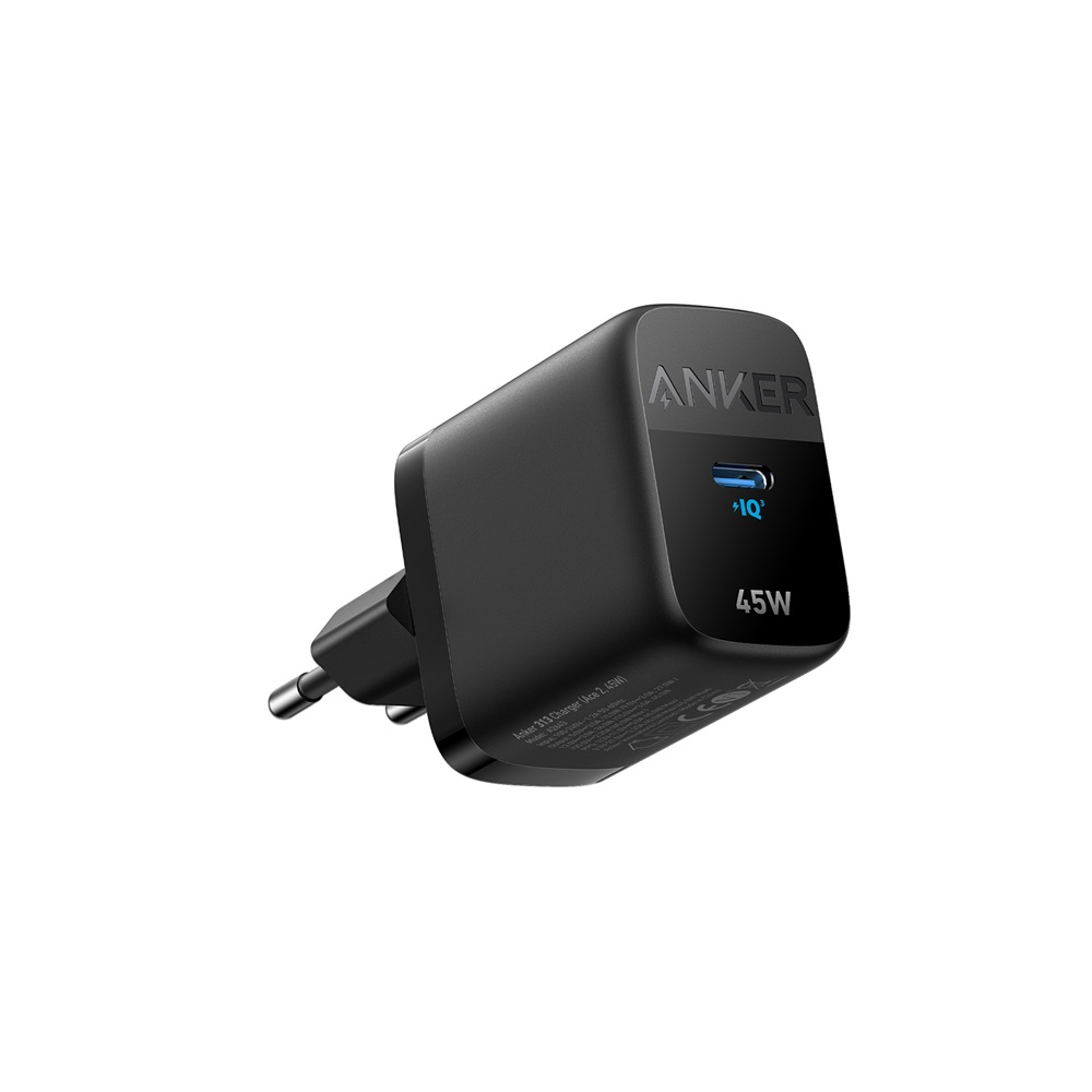 Anker 313 Charger Univerzális Fekete AC Gyorstöltés Beltéri (A2643G11)