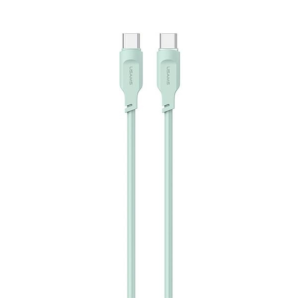 Kábel Usams USB typ C - USB typ C 1,2 m zelený