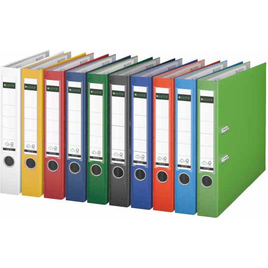 Leitz 180° Lever Arch File Plastic 50 mm caiete mecanice cu inele A4 Verde