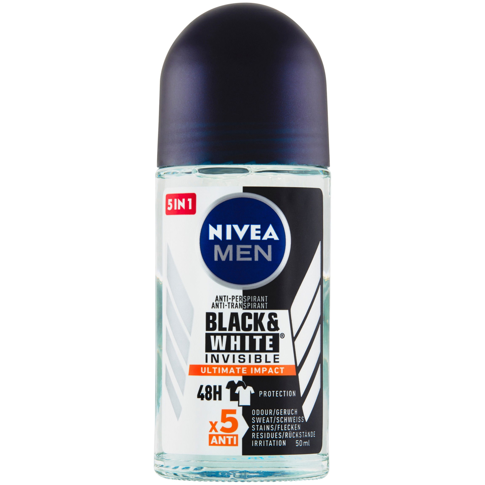 NIVEA MEN Black&White Invisible Ultimate Impact 50 ml (9005800379616)