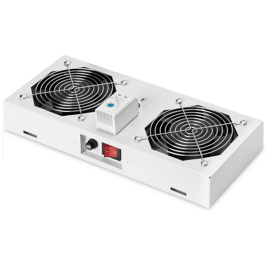 Digitus Roof vent. unit, wall mounting cabinets (DN-19 FAN-2-WM-T)