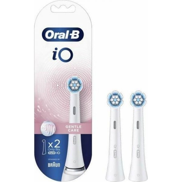 Oral-B iO Gentle Care 80335631 глава на четка за зъби 2 броя Бяла