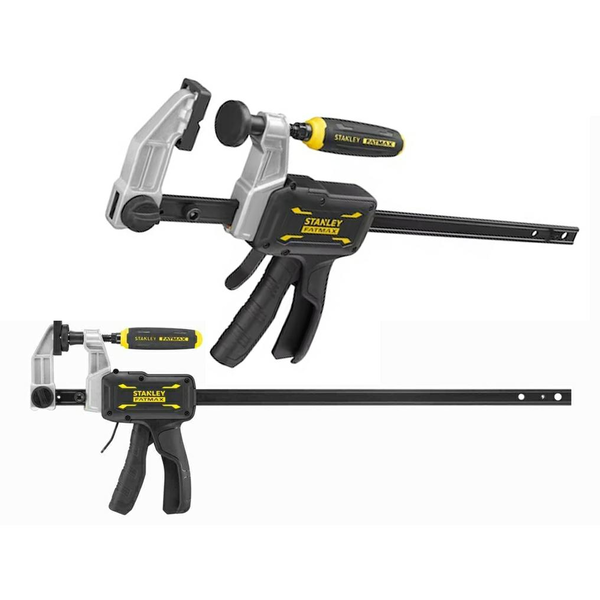 Stanley Sargento Híbrido Fatmax® 600mm - Una Herramienta Robusta Y Versátil Para Sujetar Piezas Durante Proyectos De Carpintería Y Construcción. Modelo: Fmht83008-0.