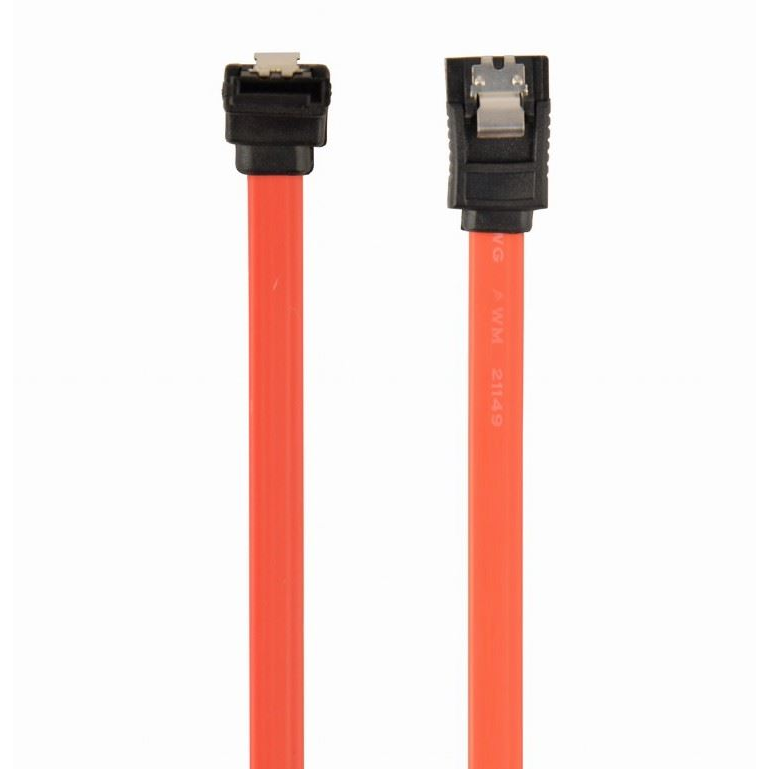 Gembird Cablexpert SATA III adatkábel hajlított 10cm (CC-SATAM-DATA90-0.1M) (CC-SATAM-DATA90-0.1M)