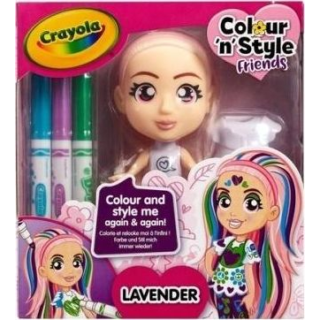 Crayola Colour N Style Friends Baba - Lavender (413076)