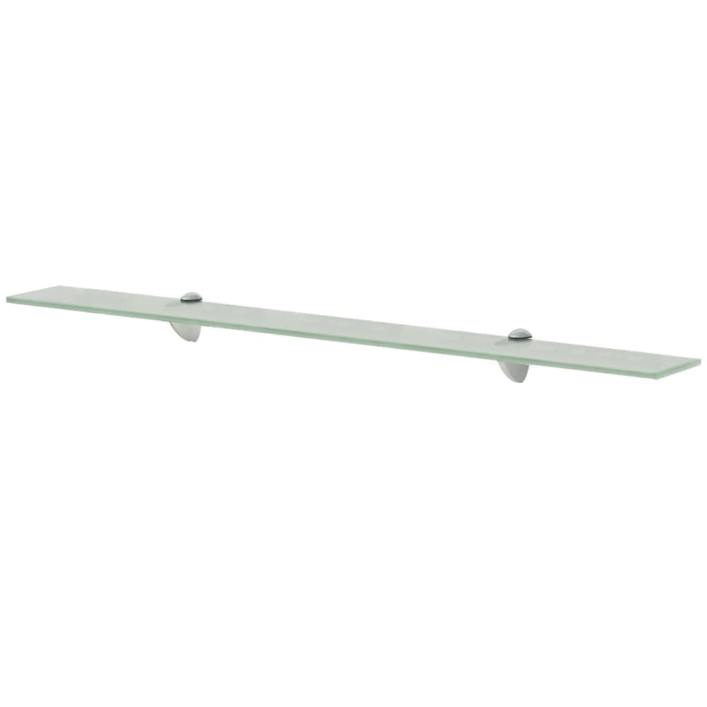 2 db lebegő üvegpolc 90 x 20 cm 8 mm (3051540)