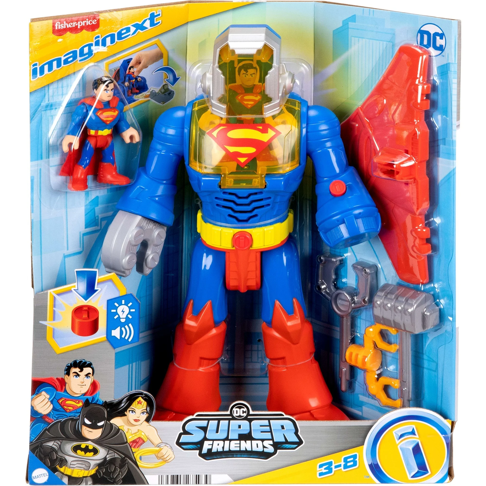 Fisher-Price DC Super Friends: Superman figura (JCT47)