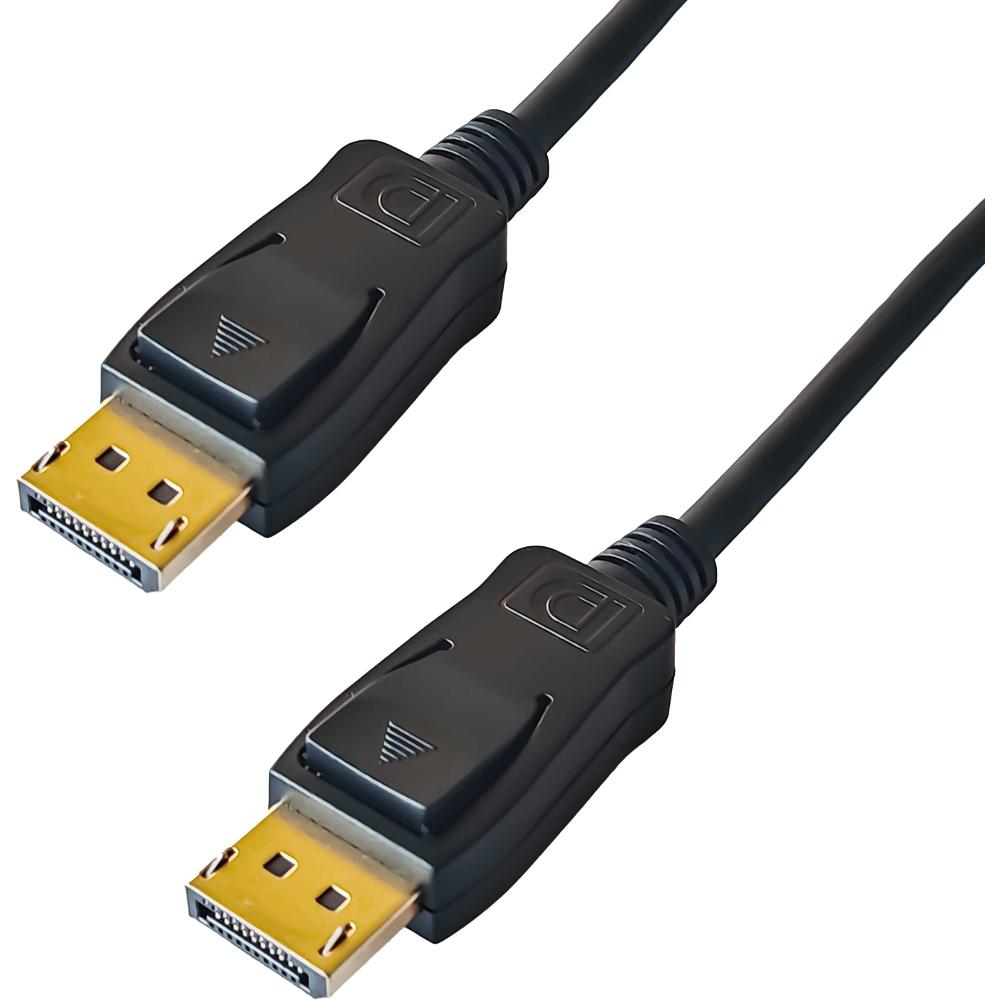 Yenkee YVC 01 DisplayPort 1.2 apa - DisplayPort 1.2 apa Kábel 2m - Fekete (YVC 01)