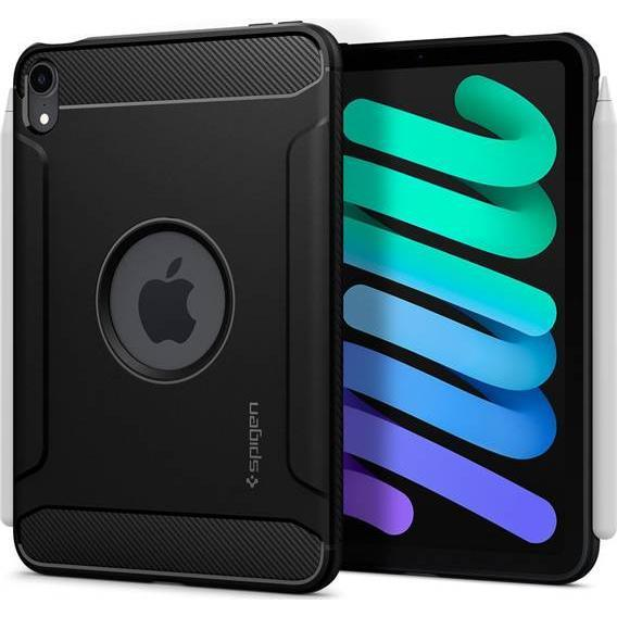 Spigen Rugged Armor, black - iPad mini 6 2021 (8809811854121-ACS03764)