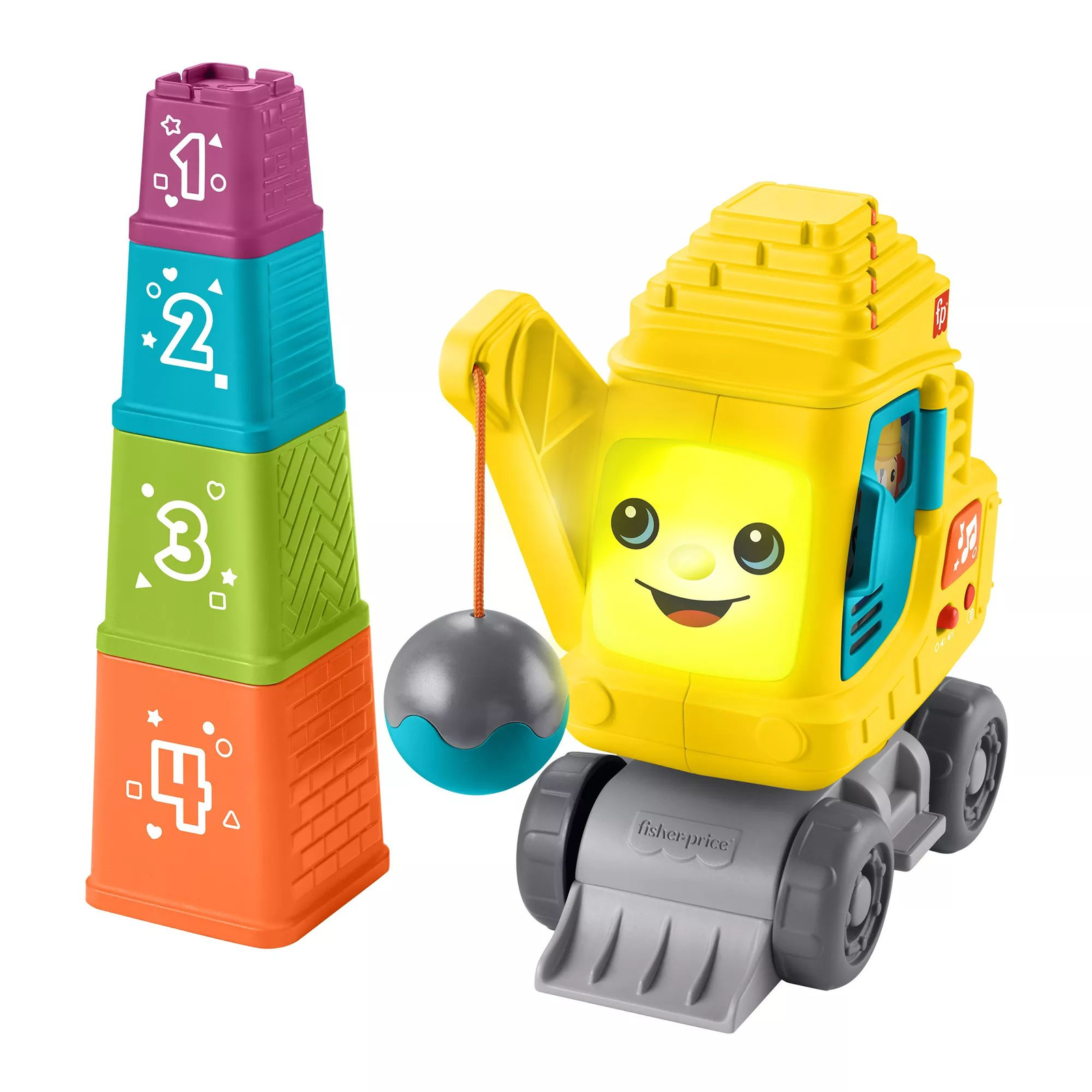 Fisher-Price Tanuló bontógolyós munkagép (HWY64)