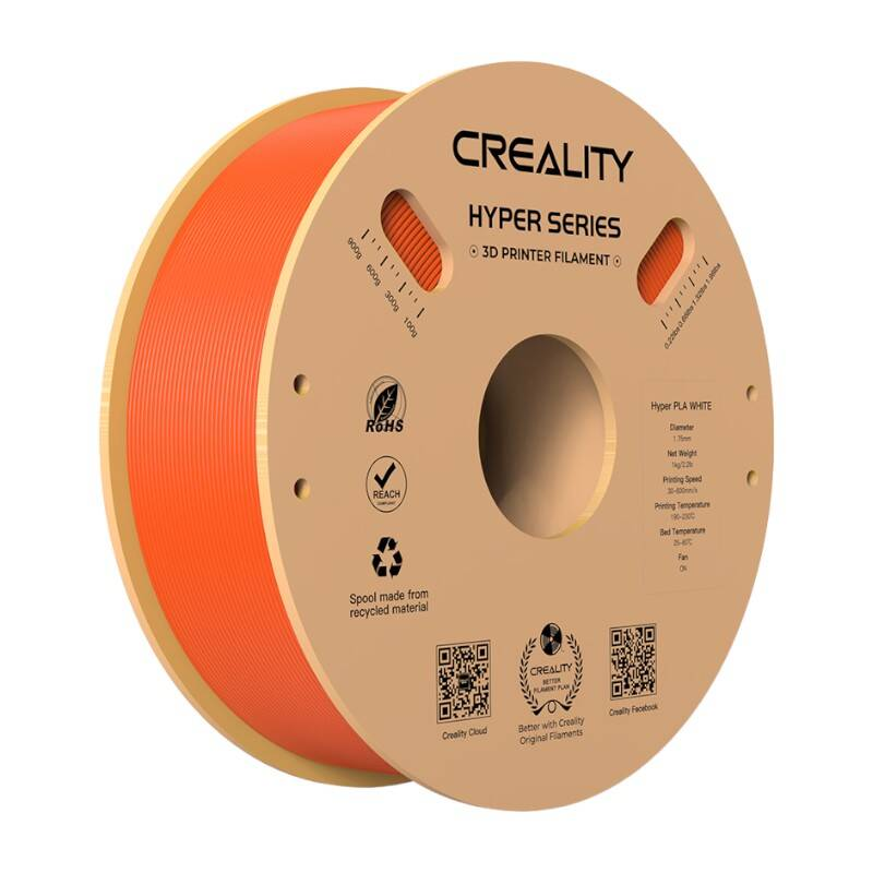 Creality Hyper PLA Filament 1.75mm 1kg - Narancssárga (3301010381)