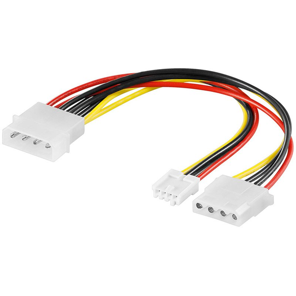Power cable Molex/Molex+miniMolex Akyga AK-CA-14 15cm