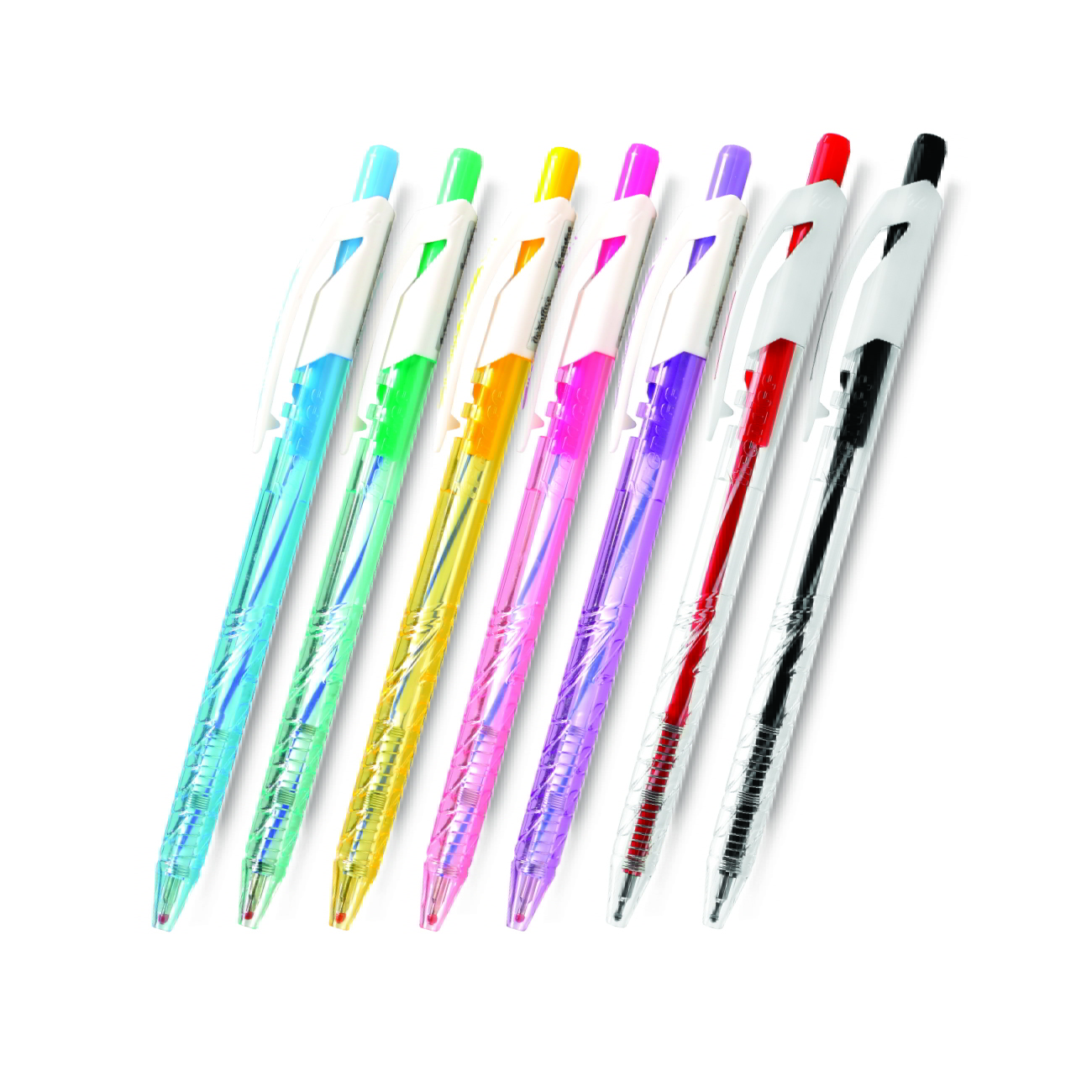 Flexoffice Trendee nyomógombos zseléstoll - 0.35mm / Kék (50 db) (FO-GELB09 (0.7))