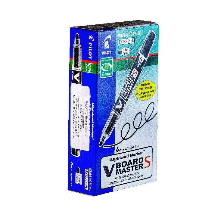 Pilot V Board Master S EF Táblamarker - Piros (10 db / csomag) (WBMA-VS-EF-R-DOB)