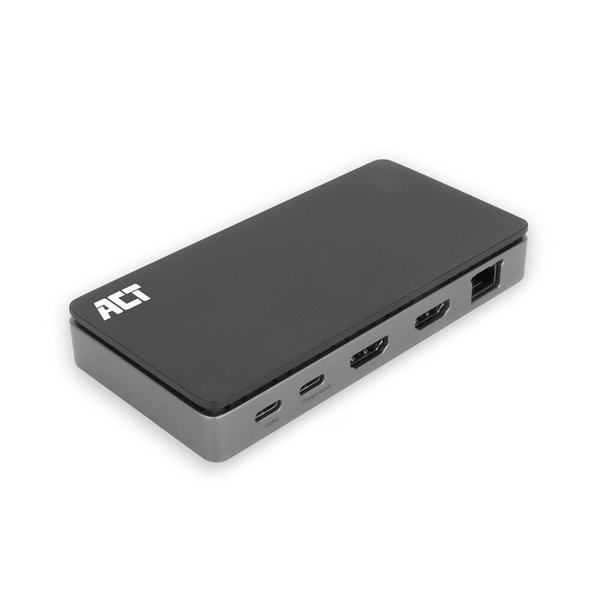 ACT AC7091 USB-C 4K docking station for 1 HDMI Adapter Silver