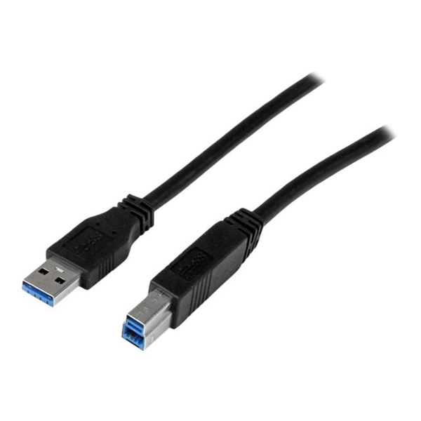StarTech.com USB3CAB2M cavo USB USB 3.2 Gen 1 (3.1 Gen 1) USB A USB B Nero