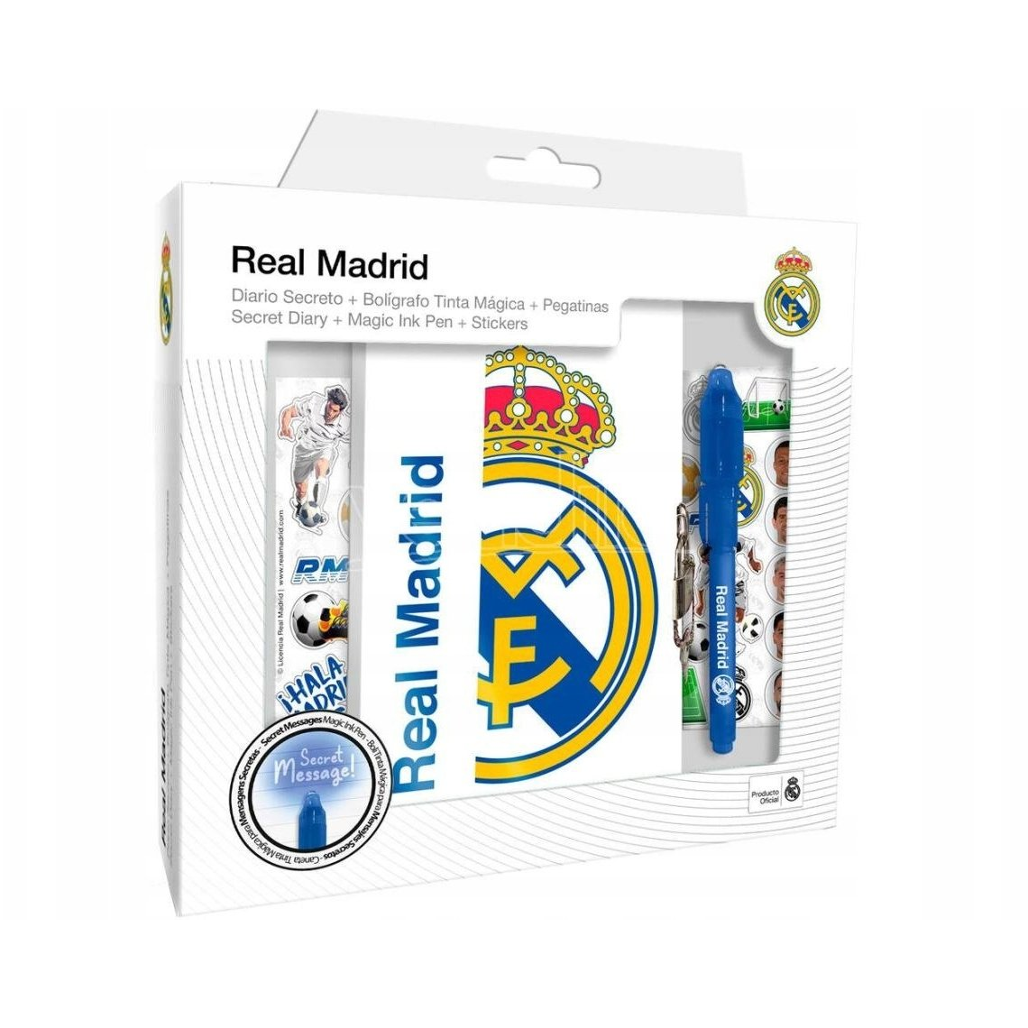Real Madrid Hala Napló + mágikus Toll Szett (SB11205)