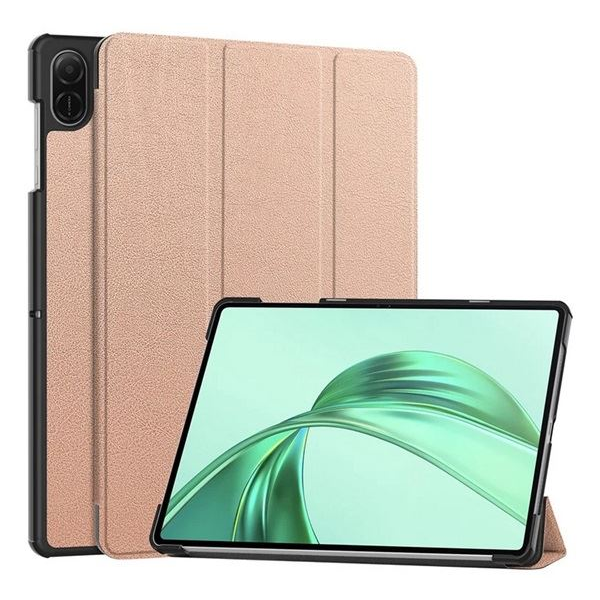 Gigapack Honor Pad X8a bőr hatású tablet tok rozéarany (GP-163641)