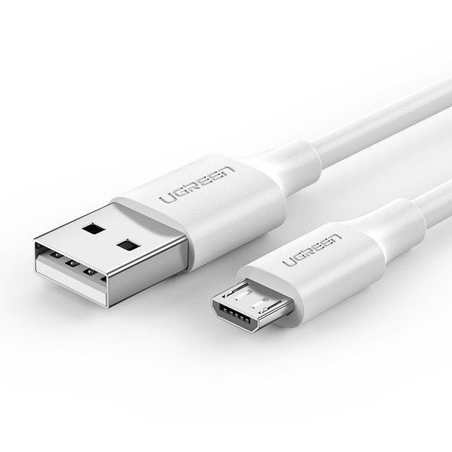 UGREEN USB-A - USB micro kábel 0.5m fehér (60140) (UG60140)