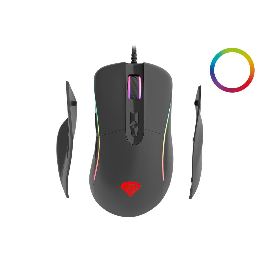 Genesis Xenon 750 optikai gaming egér 10200 DPI fekete (NMG-1162)