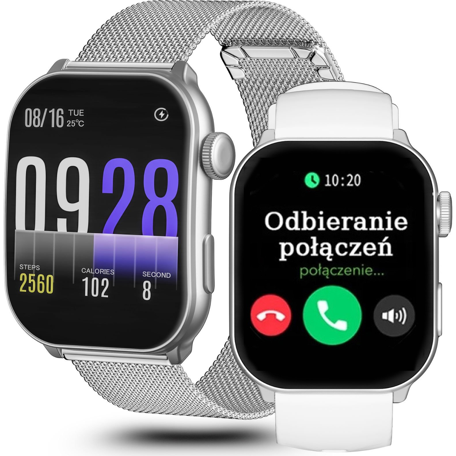 Gravity GT28 Unisex Okosóra 2.0" TFT Bluetooth Hívás IP68 (GT28)