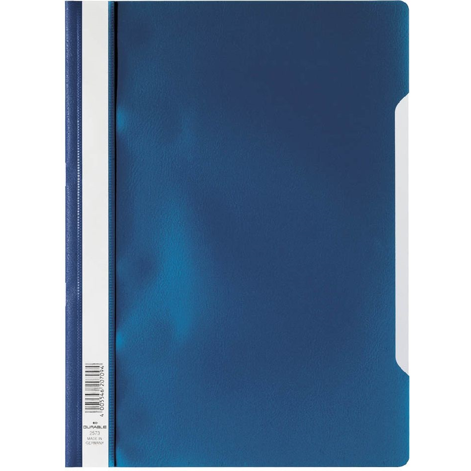 Durable Economy A4 PP gyorsfűző mappa - Sötétkék (1 db / csomag) (257307)