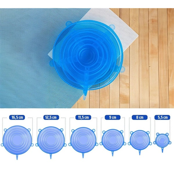 IRIS KT-490 6 db-os szilikon fedő szett (KT-490)