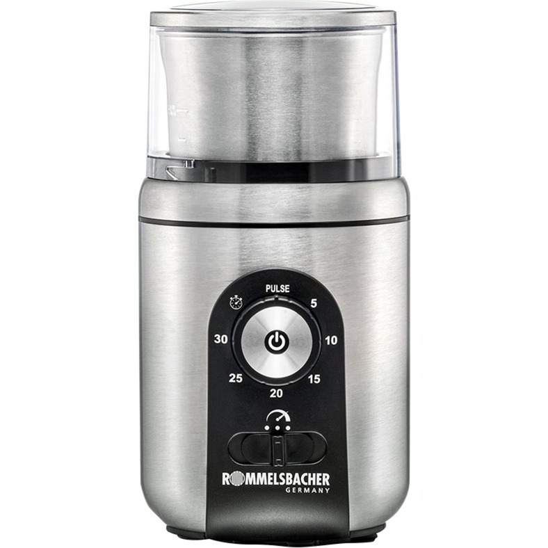 Rommelsbacher EGK 250 Elektromos Fűszer és Kávédaráló 80g 200 Watt - Fekete / Inox (EGK 250)