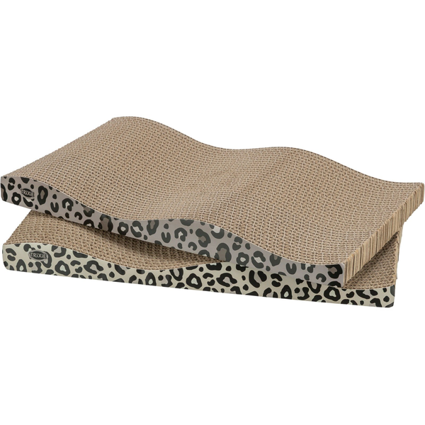 Nail sharpener - Trixie Scratching Boards Leo, Catnip, 44 × 6 × 25 cm, 2pcs