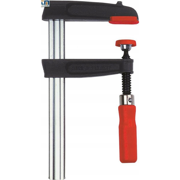 Temperöntvény csavaros gyorsszorító, TPN-BE 200/60 Bessey TPN20B6BE, fesztáv: 200 mm, visszavonás: 60 mm